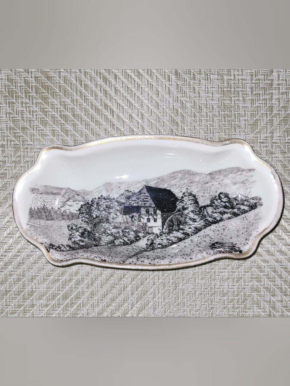 Royal Rudolstadt Porcelain Relish Dish Hand Painted